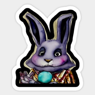 Creepy Bunny Sticker